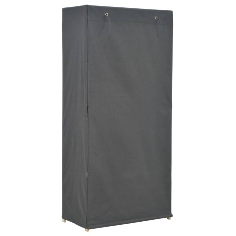 Szafa, szara, 79 x 40 x 170 cm, materiałowa Szafa, szara, 79 x 40 x 170 cm, materiałowa