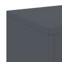VidaXL Zewnętrzne Stojaki na Rośliny Filary 2 szt Antracytowy 24x24x35 cm Stal