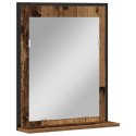 Lustro łazienkowe vidaXL Stary Drewno 50x12x60 cm Drewno sztuczne