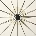 Parasol ogrodowy, wiszący, biały, 3 m, słupek aluminiowy