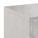  Stojaki na rośliny na zewnątrz Filary 2 szt. 24x24x55 cm Stal nierdzewna