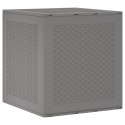 VidaXL Skrzynia na Zewnątrz Jasnoszara 55x53x57 cm PP