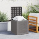 VidaXL Skrzynia na Zewnątrz Jasnoszara 55x53x57 cm PP