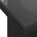 Zestaw Sof Ogrodowych vidaXL Zestaw 10 Czarny Rattan