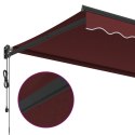  Automatycznie zwijana markiza, burgundowa, 350x250 cm