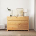 Komoda vidaXL ""DRAMMEN"" 111x43x73,5 cm Lite drewno sosnowe