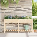 VidaXL Donica ogrodowa z siatkami 161x43x76 cm z litego drewna świerkowego