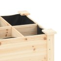 VidaXL Donica ogrodowa z siatkami 161x43x76 cm z litego drewna świerkowego