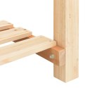 VidaXL Donica ogrodowa z siatkami 161x43x76 cm z litego drewna świerkowego