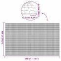  Ogrodzenie dwustronne szare 1,8x3 m PVC