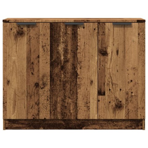 VidaXL Szafka, stare drewno, 90,5x30x70 cm, materiał drewnopochodny VidaXL Szafka, stare drewno, 90,5x30x70 cm, materiał drewnopochodny