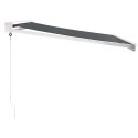  Zwijana markiza, antracytowa, 3x2,5 m, tkanina i aluminium