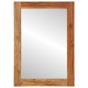 VidaXL Lustro łazienkowe 50x70x3 cm Lite drewno akacjowe