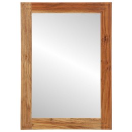 VidaXL Lustro łazienkowe 50x70x3 cm Lite drewno akacjowe