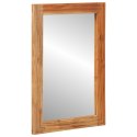 VidaXL Lustro łazienkowe 50x70x3 cm Lite drewno akacjowe