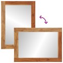 VidaXL Lustro łazienkowe 50x70x3 cm Lite drewno akacjowe