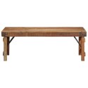 VidaXL Stolik kawowy Naturalne drewno Lite drewno 110 x 55 x 40 cm