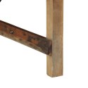 VidaXL Stolik kawowy Naturalne drewno Lite drewno 110 x 55 x 40 cm