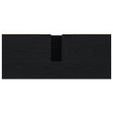 Szafka łazienkowa vidaXL Czarny Dąb 80x33x60 cm Z materiału drewnopochodnego