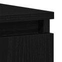 Szafka łazienkowa vidaXL Czarny Dąb 80x33x60 cm Z materiału drewnopochodnego