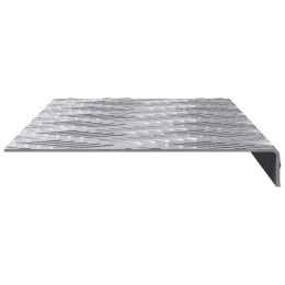  Aluminiowe Nakładki na Schody 10 szt Antypoślizgowe 60x18 cm