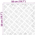 VidaXL Aluminiowe płyty w kształcie rombu 4 szt. Antypoślizgowe 50x50 cm