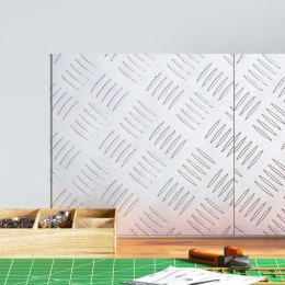 VidaXL Aluminium Blacha Żebrowana - 2 sztuki, Antypoślizgowa, 30x30 cm