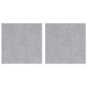 VidaXL Aluminium Blacha Żebrowana - 2 sztuki, Antypoślizgowa, 30x30 cm