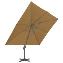  Parasol ogrodowy z przenośną podstawą, taupe