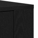 VidaXL Szafka Czarna Dąb 80x33x70 cm Drewno inżynieryjne