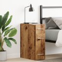 VidaXL Szafka aptekarza Stare Drewno 20x45,5x60 cm Drewno inżynieryjne