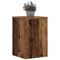 VidaXL Podstawki pod doniczki, 2 szt., stare drewno, 20x20x30 cm