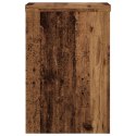 VidaXL Podstawki pod doniczki, 2 szt., stare drewno, 20x20x30 cm