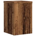 VidaXL Podstawki pod doniczki, 2 szt., stare drewno, 20x20x30 cm