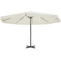  Parasol z aluminium, 500 cm, biały