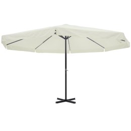  Parasol z aluminium, 500 cm, biały