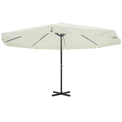 Parasol z aluminium, 500 cm, biały Parasol z aluminium, 500 cm, biały