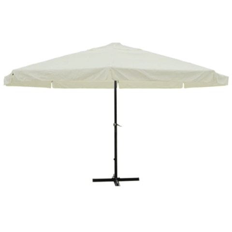 Parasol z aluminium, 500 cm, biały Parasol z aluminium, 500 cm, biały