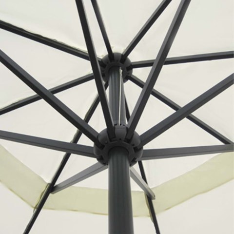 Parasol z aluminium, 500 cm, biały Parasol z aluminium, 500 cm, biały