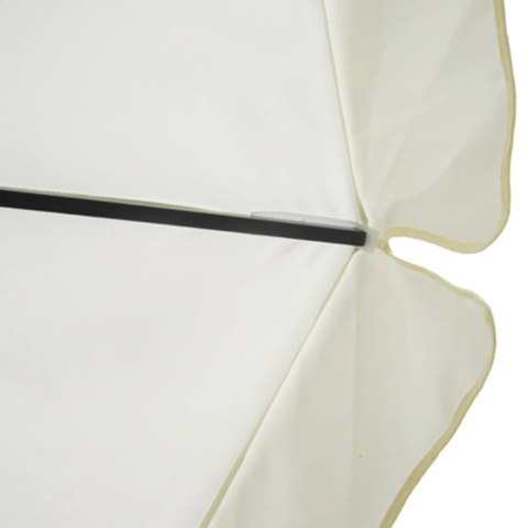 Parasol z aluminium, 500 cm, biały Parasol z aluminium, 500 cm, biały