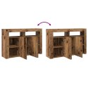 VidaXL Szafka Stare drewno Drewno inżynieryjne 116 x 30 x 75 cm Szafka