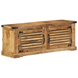 VidaXL Ławka na buty 110x38x45 cm z litego drewna Rough Mango