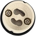 VidaXL Lampy wpuszczane 12 sztuk Okrągłe GU10 Czarne Ø91 mm