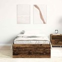  Rama łóżka bez materaca Stare drewno 90x190cm Drewno klejone