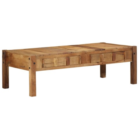VidaXL Stolik kawowy 110x55x35 cm z drewna odzyskanego