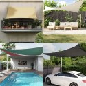 VidaXL Prostokątny żagiel ogrodowy, tkanina Oxford, 2,5x3 m, żółty