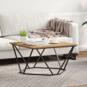 VidaXL Stolik kawowy Dąb rzemieślniczy 80x80x45 cm Drewno inżynieryjne