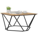 VidaXL Stolik kawowy Dąb rzemieślniczy 80x80x45 cm Drewno inżynieryjne