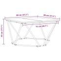 VidaXL Stolik kawowy Dąb rzemieślniczy 80x80x45 cm Drewno inżynieryjne