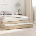 VidaXL Stolik nocny Sonoma oak Drewno inżynieryjne 140 x 36,5 x 16,5 cm